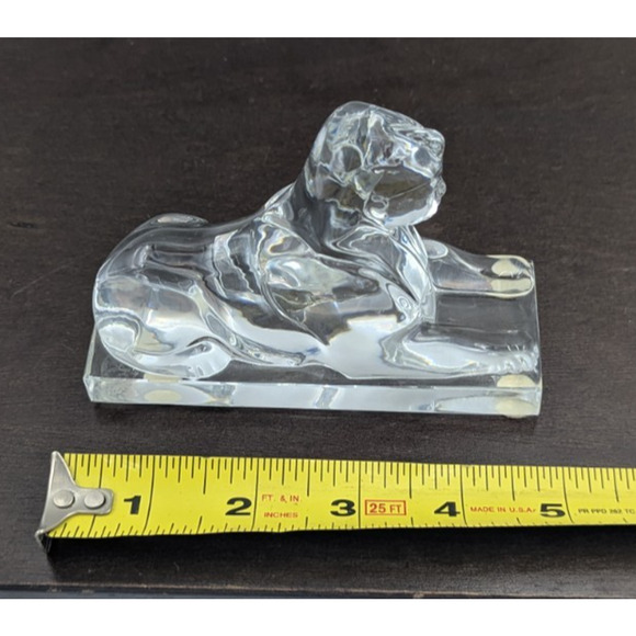 Baccarat France Crystal Egyptian Sphinx Cat Figurine Paperweight Sculpture Gift - Picture 11 of 14
